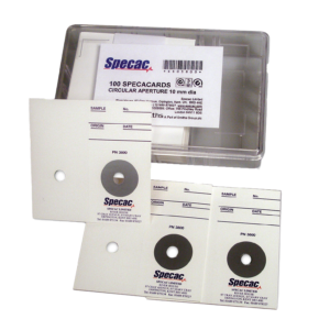 Specacards 10 mm dia circular Aperture (100/pk)