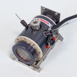 Heated short pathlength gas cell for spectroscopy