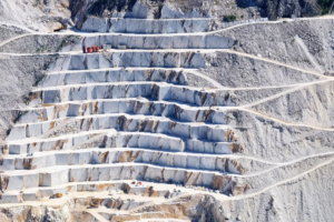 image of an open cast mine